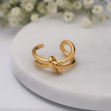 Open Double Knot Ring - Cherry Blossom