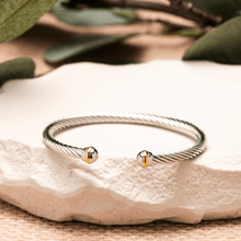 Open Cable Silver - Cherry Blossom