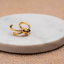 Open Double Knot Ring - Cherry Blossom