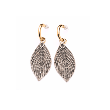 Willow Gold Hoop - Cherry Blossom