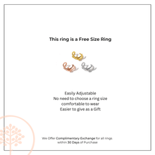 Open Double Knot Ring - Cherry Blossom