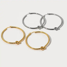 Love Knot Hoop - Cherry Blossom