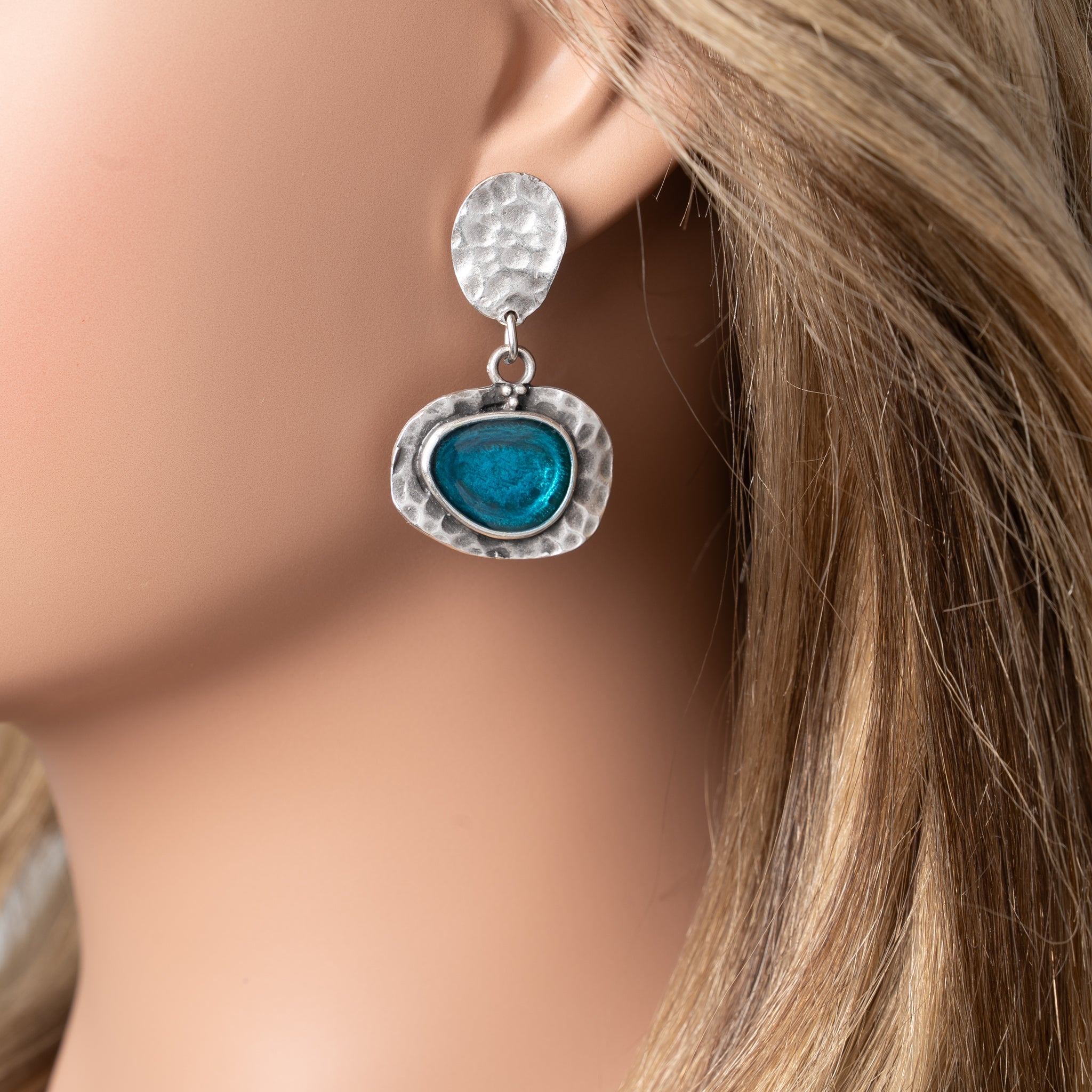 Euphoria Allure Blue earrings - Cherry Blossom