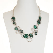 Euphoria Green Necklace and Earrings Set - Cherry Blossom