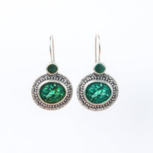 Euphoria Green Necklace and Earrings Set - Cherry Blossom