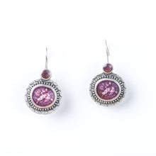 Euphoria Purple Necklace and Earrings Set - Cherry Blossom