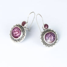Euphoria Purple Necklace and Earrings Set - Cherry Blossom
