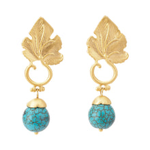 Gold Sour Cherry Turquoise - Cherry Blossom