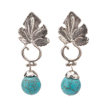 Silver Sour Cherry Turquoise - Cherry Blossom