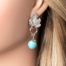 Silver Sour Cherry Turquoise - Cherry Blossom