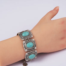 Turquoise Vintage Bracelet - Cherry Blossom